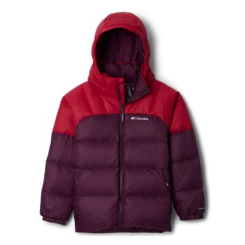 Columbia Centennial Creek Down Puffer, Chamarras Morados Vino Para Niño | 497361-KSN